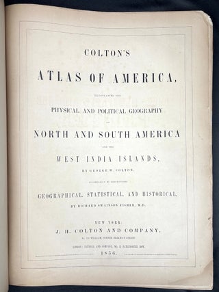 Colton's Atlas of America (1856), Philadelphia Commercial Edition