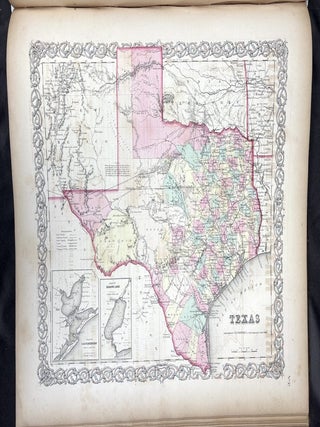 Colton's Atlas of America (1856), Philadelphia Commercial Edition