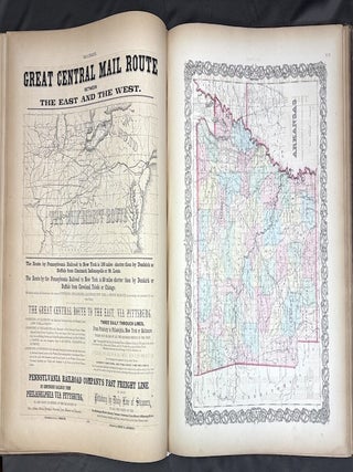 Colton's Atlas of America (1856), Philadelphia Commercial Edition