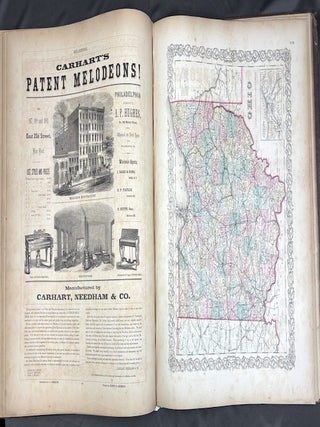 Colton's Atlas of America (1856), Philadelphia Commercial Edition