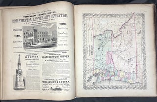 Colton's Atlas of America (1856), Philadelphia Commercial Edition