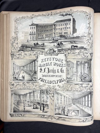 Colton's Atlas of America (1856), Philadelphia Commercial Edition