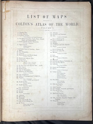 Colton's Atlas of America (1856), Philadelphia Commercial Edition