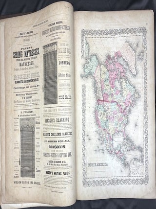 Colton's Atlas of America (1856), Philadelphia Commercial Edition