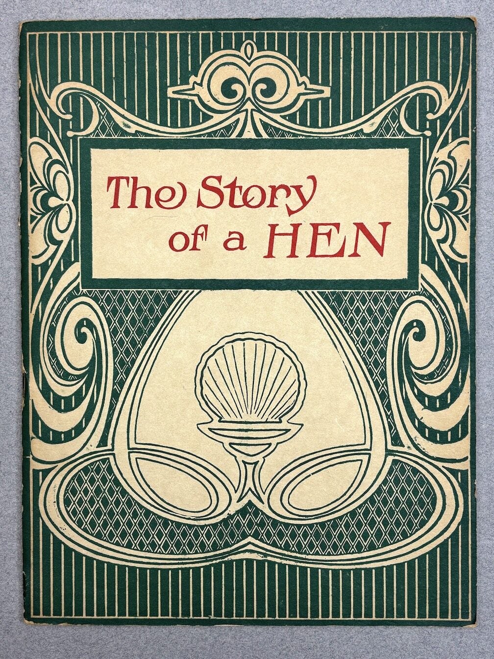 The Story of a Hen, with Colored Manikin Illustration Showing the Egg ...