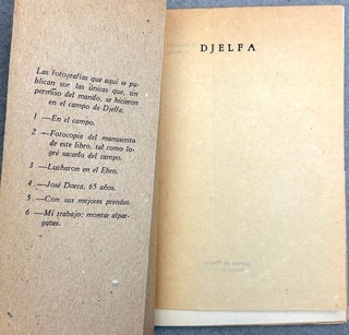 Diario de Djelfa, con seis fotografias (1944)