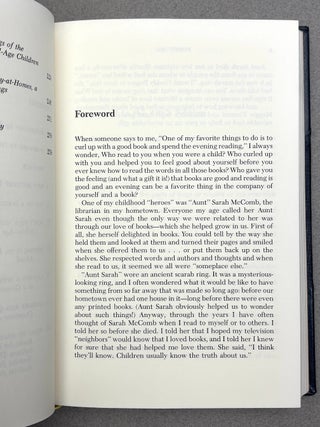 For Reading Out Loud! A Guide to Sharing Books with Children, foreword by Fred Rogers
