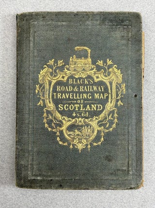Item #h44233 Black's Road and Railway Travelling Map of Scotland, ca. 1850s