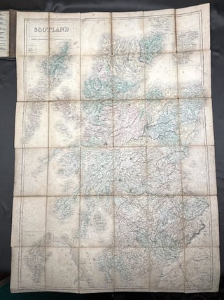 Black's Road and Railway Travelling Map of Scotland, ca. 1850s