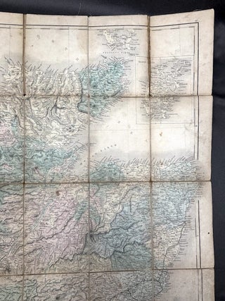 Black's Road and Railway Travelling Map of Scotland, ca. 1850s