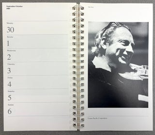7 souvenir Kennedy Center Honors calendar books from 1981, 1982, 1983, 1984, 1985, 1986, 1987 Galas