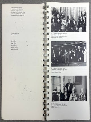 7 souvenir Kennedy Center Honors calendar books from 1981, 1982, 1983, 1984, 1985, 1986, 1987 Galas