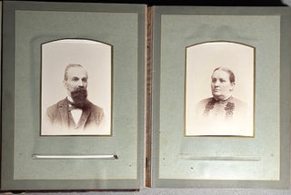 Large 1870s-1880s photo album: Pittsburgh, New Brighton, Beaver Falls, Burgettstown, Wheeling, Steubenville, Zanesville, Remington PA