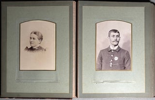 Large 1870s-1880s photo album: Pittsburgh, New Brighton, Beaver Falls, Burgettstown, Wheeling, Steubenville, Zanesville, Remington PA