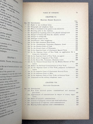 A Treatise on the Law of Street Railways (1892)