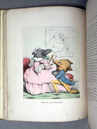 The Fables of Aesop and others, Translated into Human Nature, Designed and Drawn on the Wood...engraved by Swain