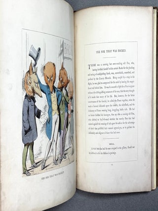 The Fables of Aesop and others, Translated into Human Nature, Designed and Drawn on the Wood...engraved by Swain