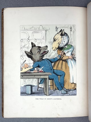 The Fables of Aesop and others, Translated into Human Nature, Designed and Drawn on the Wood...engraved by Swain