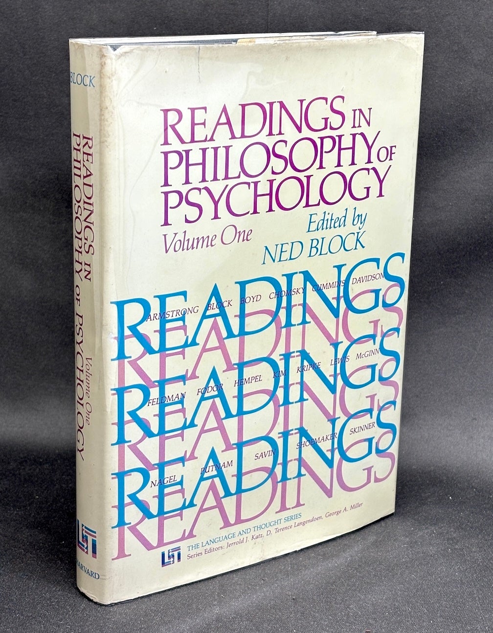 Readings in Philosophy of Psychology, I, Carl Hempel's copy | Ned Block ...