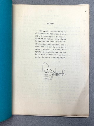 1943 Airport Construction with Heavy Equipment [and] Job Planning and Use of Equipment