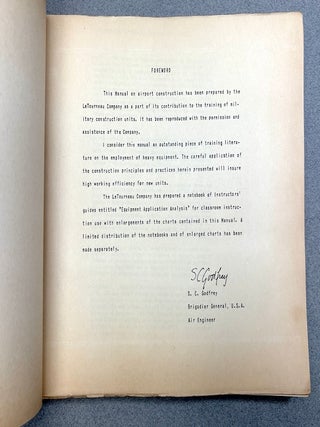 1943 Airport Construction with Heavy Equipment [and] Job Planning and Use of Equipment