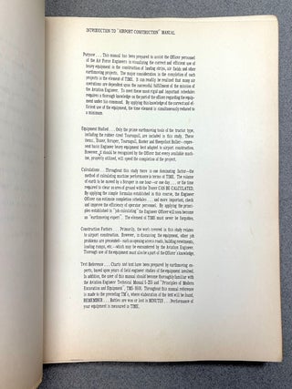1943 Airport Construction with Heavy Equipment [and] Job Planning and Use of Equipment