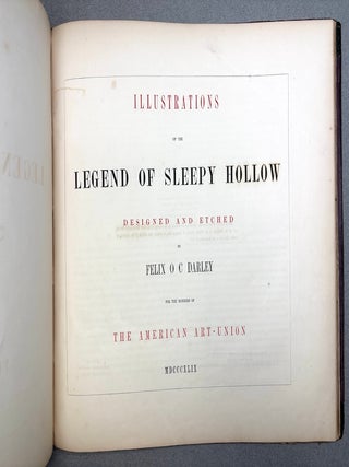 Illustrations of Rip Van Winkle / The Legend of Sleep Hollow, designed & etched ...for Members of the American Art-Union (1848, 1849)