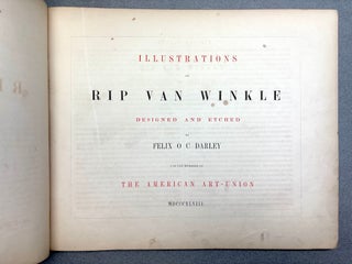 Illustrations of Rip Van Winkle / The Legend of Sleep Hollow, designed & etched ...for Members of the American Art-Union (1848, 1849)
