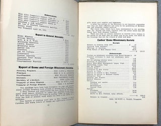 Manual of Presbyterian Church, Hanover, NJ 1888-1922 (15 separate booklets)