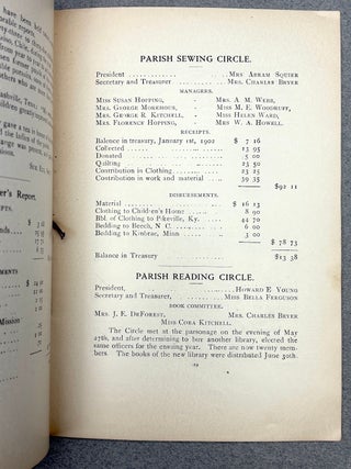 Manual of Presbyterian Church, Hanover, NJ 1888-1922 (15 separate booklets)