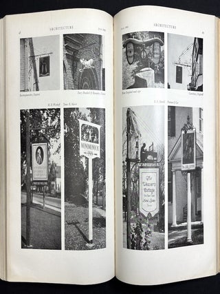 Bound volume of 1929-1932 "Portfolio" sections from Architecture Magazine