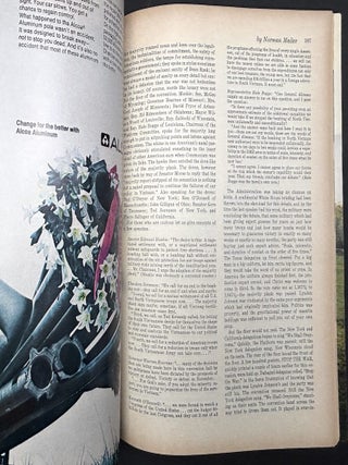 Harper's Magazine, March 1968, November 1968 & March 1971 with Mailer's The Steps of the Pentagon, Miami and Chicago, The Prisoner of Sex