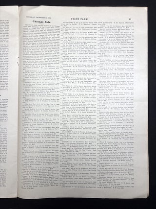 The Trotter & Pacer, Dec. 5, 1907 & The Stock Farm Dec. 24, 1908, The National Trotting Horse Journal