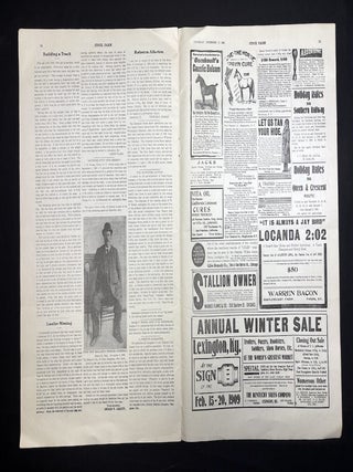 The Trotter & Pacer, Dec. 5, 1907 & The Stock Farm Dec. 24, 1908, The National Trotting Horse Journal