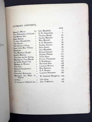 The Venture, An Annual of Art and Literature