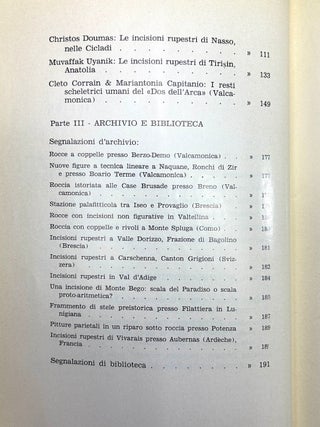 Bollettino Del Centro Camuno Di Studi Preistorici, III (1967)