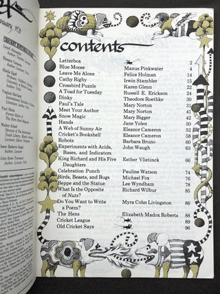Cricket the magazine for children, Vol. 3, 1-12: Sept. 1975 - August 1976