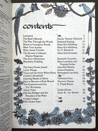 Cricket the magazine for children, Vol. 3, 1-12: Sept. 1975 - August 1976