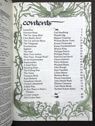 Cricket the magazine for children, Vol. 3, 1-12: Sept. 1975 - August 1976