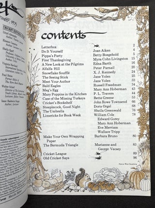 Cricket the magazine for children, Vol. 3, 1-12: Sept. 1975 - August 1976