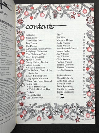 Cricket the magazine for children, Vol. 3, 1-12: Sept. 1975 - August 1976