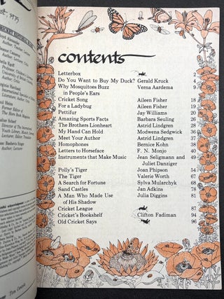 Cricket the magazine for children, Vol. 2, 1-12: Sept. 1974 - August 1975