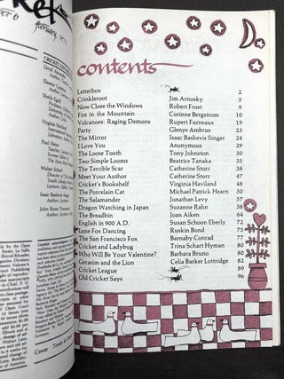 Cricket the magazine for children, Vol. 4, 1-12: Sept. 1976 - August 1977, lacking no. 10, June 1977