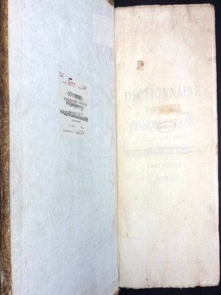 Dictionnaire universel françois et latin, vulgairement appelé Dictionnaire de Trévoux, 8 vols.; é