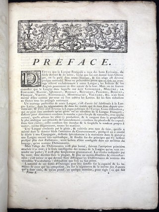 Dictionnaire universel françois et latin, vulgairement appelé Dictionnaire de Trévoux, 8 vols.; é