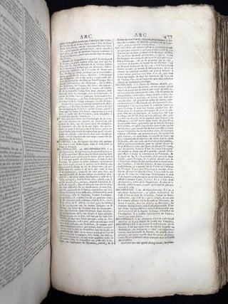 Dictionnaire universel françois et latin, vulgairement appelé Dictionnaire de Trévoux, 8 vols.; é
