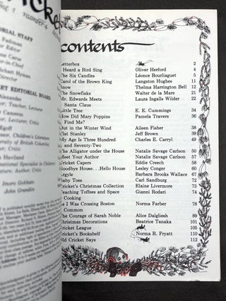 Cricket, the magazine for children, Vol. 1 nos. 1, 3, 4, 5, 7, 8, 9; September 1973 - May 1974