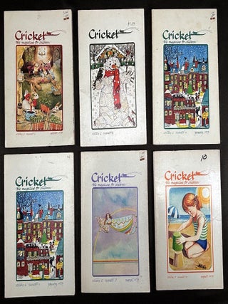 Item #h44671 Cricket, the magazine for children, Vol. 2 nos. 2, 4, 5, 7 12 (October 1974 - August...