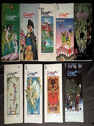 Item #h44672 Cricket, the magazine for children, Vol. 3 nos. 2, 4, 6, 7, 8, 9, 10, 11, 12...