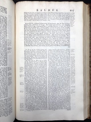 The Dictionary, Historical and Critical (1734), Vol. I only: A-Bi